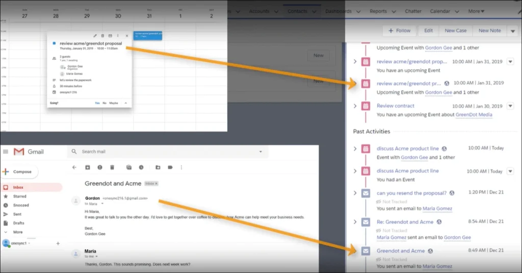 email activity capture